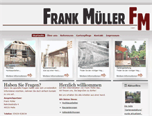 Tablet Screenshot of frank-mueller-bau.de
